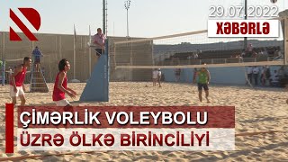 Çimərlik voleybolu üzrə ölkə birinciliyi - Turnirdə 12 qadın, 16 kişi cütlük mübarizə apardı