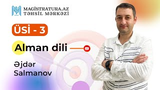 MAGİSTRATURA.AZ -  ALMAN DİLİ - ÜSİ - 3