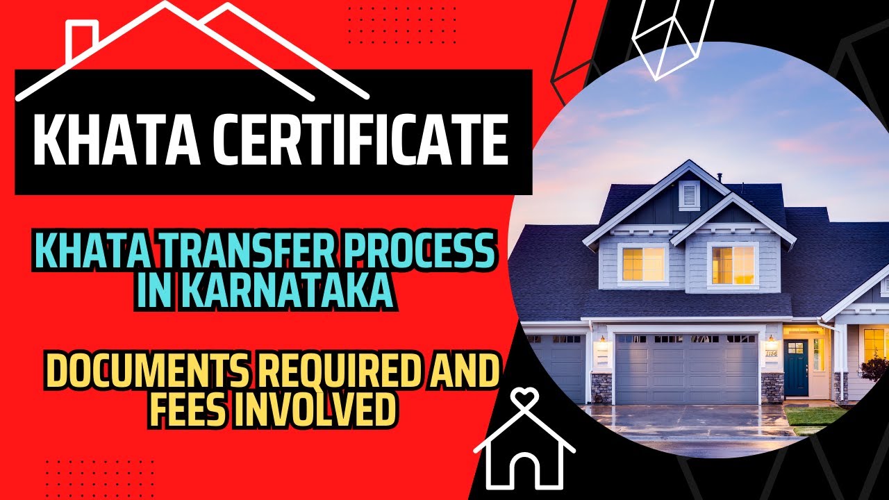 Khata Transfer Process In Karnataka | Khata Certificate, Fees |Complete ...