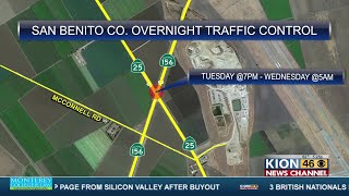 Overnight Traffic Control at Highway 25 and Highway 156 roundabout set for Tuesday