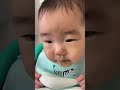 離乳食初挑戦シリーズ 〜白ぶどう u0026もも編〜 【6month baby】 乳児 乳幼児 赤ちゃん ベイビー 子供 子育て 育児 baby 離乳食 bébé