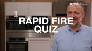 Rapid Fire Quizz: Gorenje Built-In Ovens in 1 minute