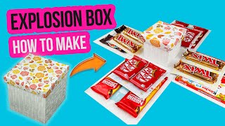 Explosion box DIY | How to make CHOCOLATE EXPLOSION BOX