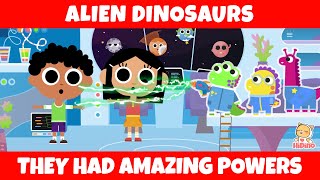 👽 Alien Dinosaurs  👽 | With AMAZING powers! | They HiDino Kids Songs