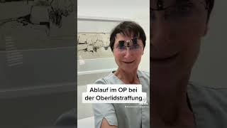 Ablauf bei der Oberlidstraffung