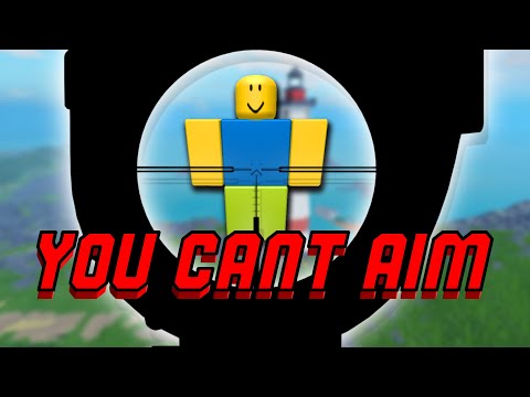 The Roblox shooter game where you can't aim