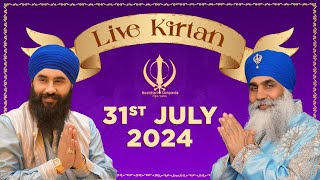 Live Kirtan from Singapore | 31Jul24n | Neeldhari Samparda | Bhai Nirmal Singh Ji Khalsa