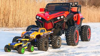 Experiment: RC Truck vs Monster Truck