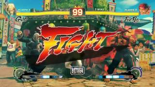 CapcomCup2015 敗者復活決勝 Xian (ダルシム/元) vs ウメハラ (殺意リュウ)