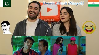 Pakistani react to Double Attack Comedy Scenes, Brahmanandam as Jilebi, Ram Charan | Desi H&D Reacts