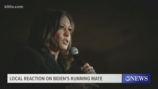 Local Democrats pleased with Joe Biden's selection of Senator Kamala Harris as his running mate