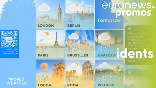 World Weather / idents #2 [NEW - since 2023] - Euronews