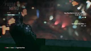 BATMAN: ARKHAM KNIGHT | Behind the Screens Test | Xbox One X | Pause Menu Moment