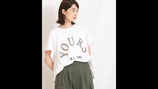 【シルエット】ＹＯＵＲＳ切替袖ロールカットソー