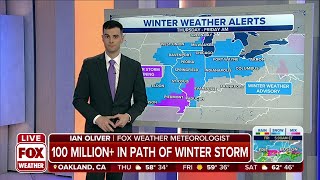 100 Million Plus In Path Of Major Winter Storm