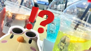 京都のアズレンコラボカフェを楽しむ饅頭