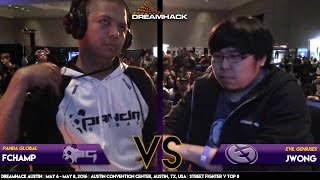 #DHATX16 #SFV Top 64 WSF - PG FChamp (SIM) vs EG JWong (KAR)