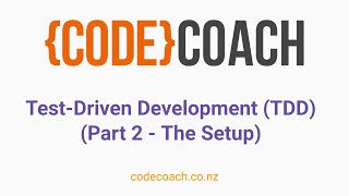 Code Coach TDD - Setup