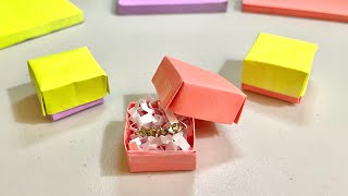 Super Easy Origami Box! || Gift for Girlfriend, Boyfriend, Family || Step-By-Step Tutorial
