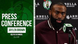 Jaylen Brown: It's FUN Guarding Other Team's BEST PLAYERS | Celtics Postgame Interview