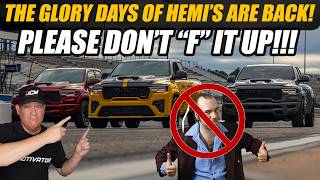HUGE HEMI NEWS! RAM DON'T LET THEM SCREW THIS UP!!!