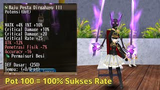 Toram Online - Fill stat Armor Mage Critical / Mage Luck Vortex