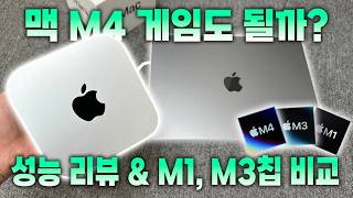 미친 가성비.. 애플 맥미니 M4 실사용 테스트ㅣ맥미니 M4 vs 맥북 M1 PRO vs M3 에어 성능 비교 ㅣSSD \u0026 인클로저 후기