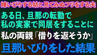 【スカッとする話】妊婦の私を嫁いびりする姑と見てみぬフリをする夫。旦那の転勤で私の実家で同居をすることに   私の両親「借りを返そうか」と旦那いびりをした結果