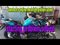 Yamaha fz-s engine check light problem solved || starting problem solved || lean angel sensor