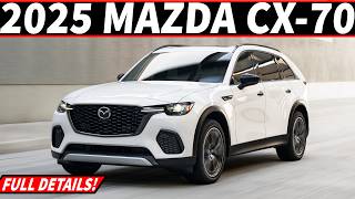 The 2025 Mazda CX-70 is REVEALED - Full Details and Breakdown of the All-New SUV
