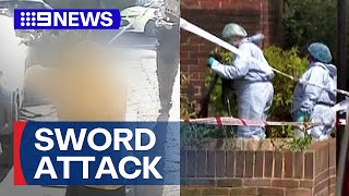 Teenage boy allegedly murdered by stranger with a sword in London | 9 News Australia