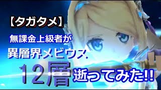 【タガタメ】無課金上級者が「メビウス12層」逝ってみた!!