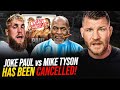 BISPING reacts: JAKE PAUL vs MIKE TYSON POSTPONED! (TYSON UNFIT TO FIGHT!)
