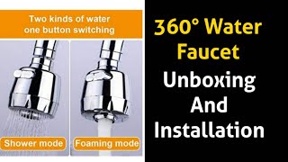 360° Water Saving Faucet Nozzle | Perfect Tap Attachment | With Extension or Without | Shower Cap