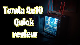 Unboxing And Quick Review of Tenda AC10 Gaming Router