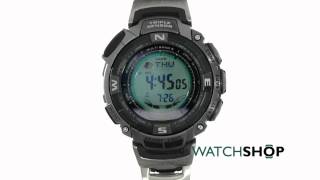 Men's Casio Pro Trek Titanium Alarm Chronograph Watch (PRW-1500T-7VER)