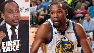 Stephen A. wants Kevin Durant to choose Knicks in free agency | First Take