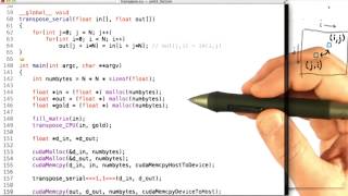 Transpose Code Example Part2 - Intro to Parallel Programming