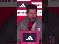 le preguntan al cholo por el comunicado del madrid y el derbi y su respuesta es oro