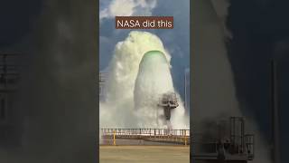 NASA does this to protect Engines for reflecting sound waves caust by the engine Exhaust!