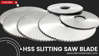 HSS Slitting Saw Blades | Slitting Saw Blades Exporter | DIC