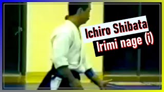 Aikikai's Ichiro Shibata sensei demonstrates techniques in Yoshinkan-style