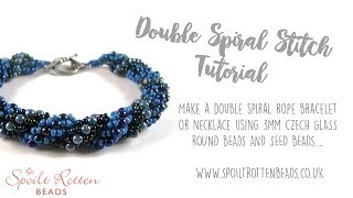 Double Spiral Stitch Beading Tutorial