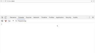 JavaScript Google Chrome Console Tutorial