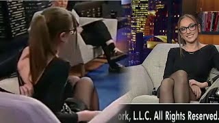 Kat Timpf looking good in her black short dress w/black pantyhose. Gutfeld! - 10_30_25