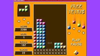 2M Free Tetris v1.2f (Java Applet game 2004)