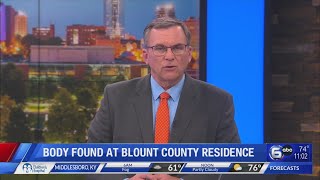 Woman found dead in Blount County, death investigation launched