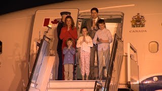 Prime Minister Justin Trudeau and family arrive in India for week-long visit