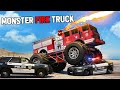 TROLLING THE COPS WITH A MONSTER FIRE TRUCK IN GTA RP