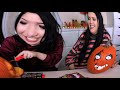 Pumpkin Carving Challenge w Karina Garcia! FAIL